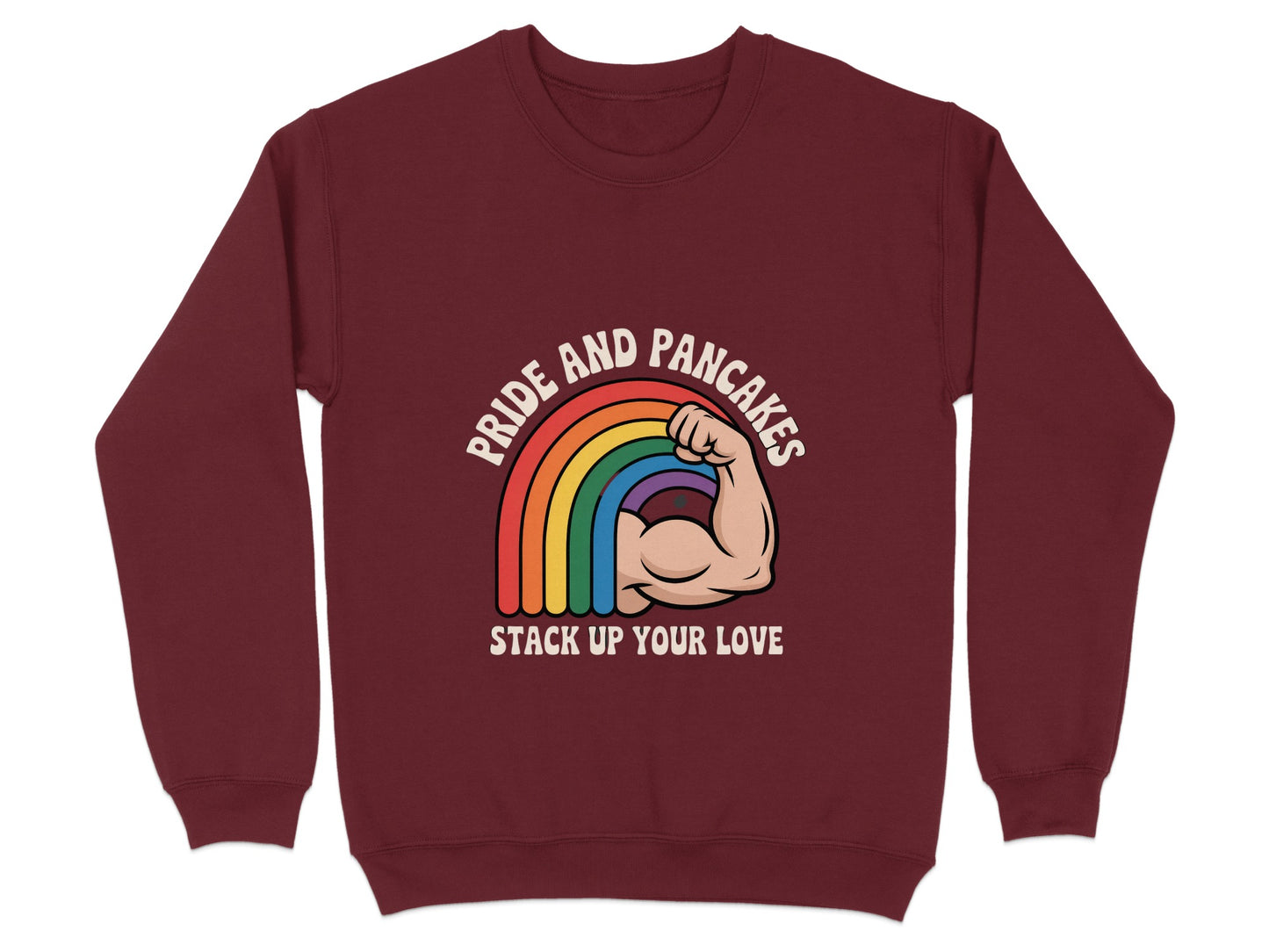 Pride and Pancakes Stack Up Your Love Sweatshirt product