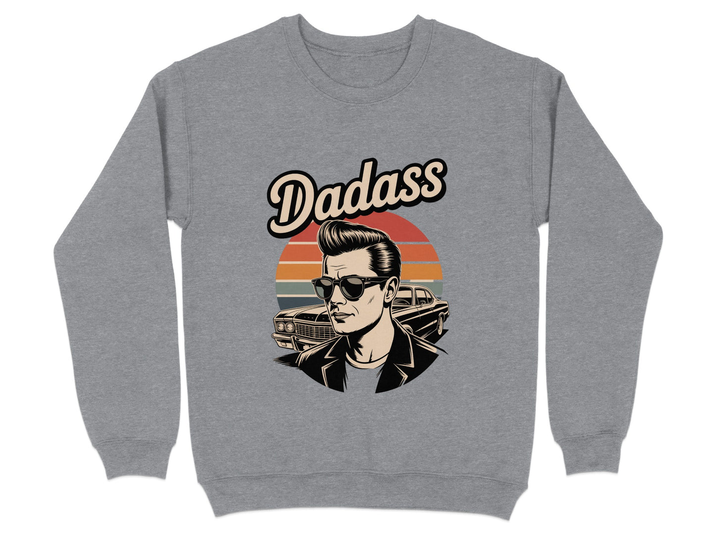 Dadass Retro Graphic Design Sweatshirt product type