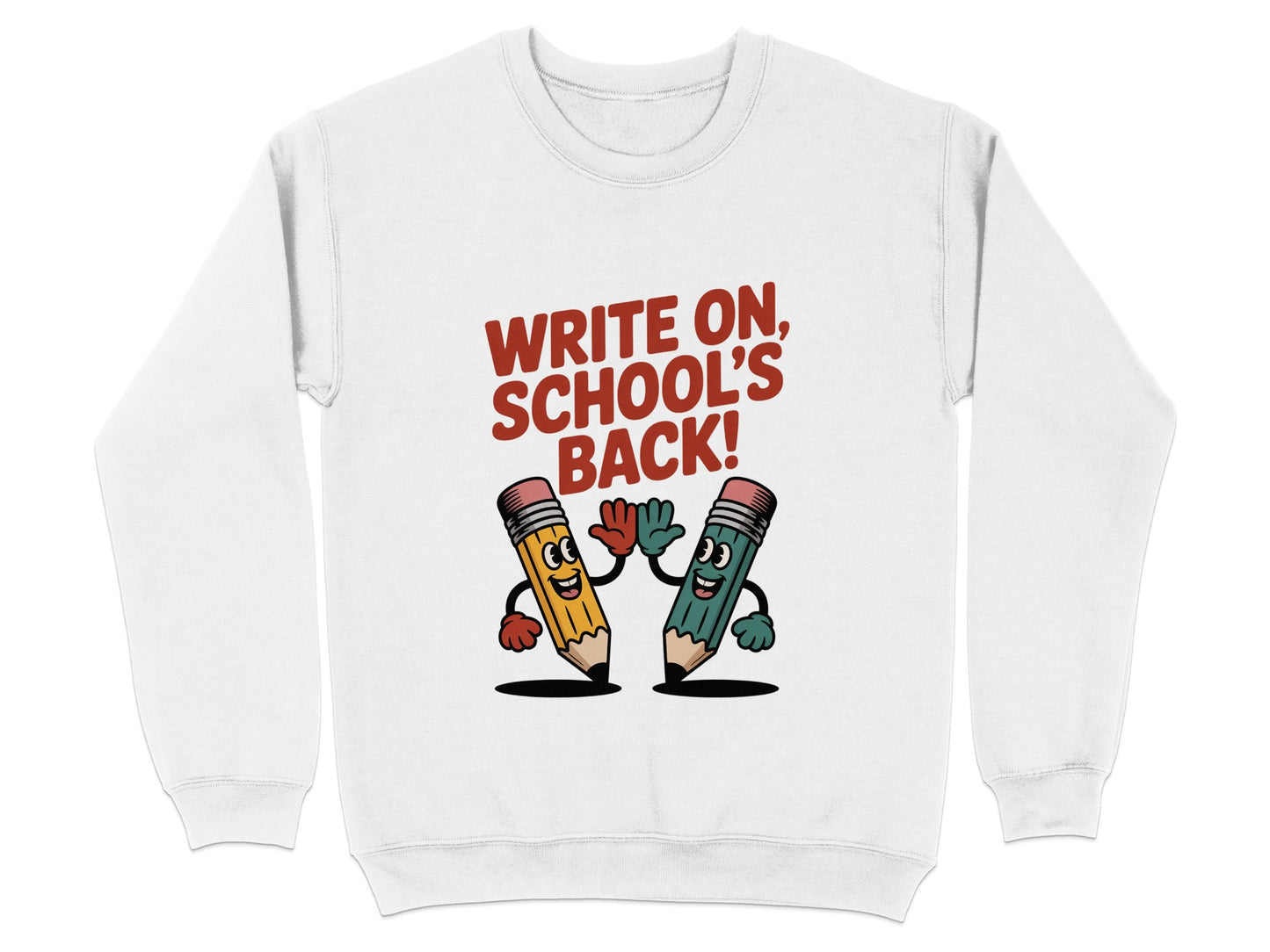 Write On School's Back Graphic Sweatshirt product