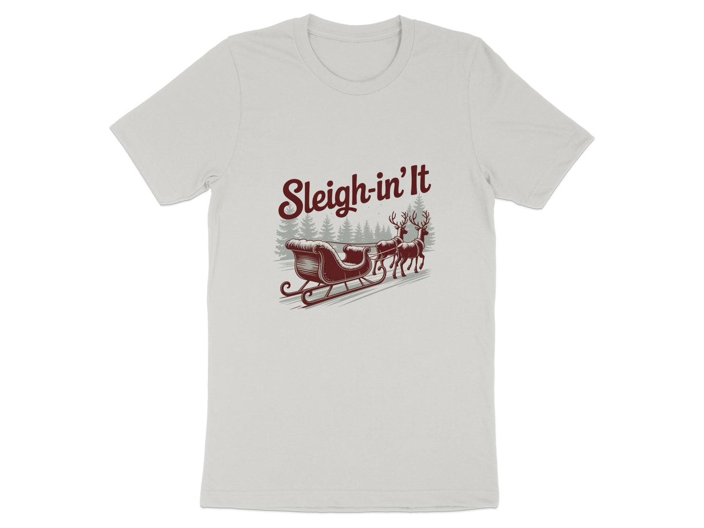 Sleigh-in' It Santa Sleigh and Reindeer T-shirt product