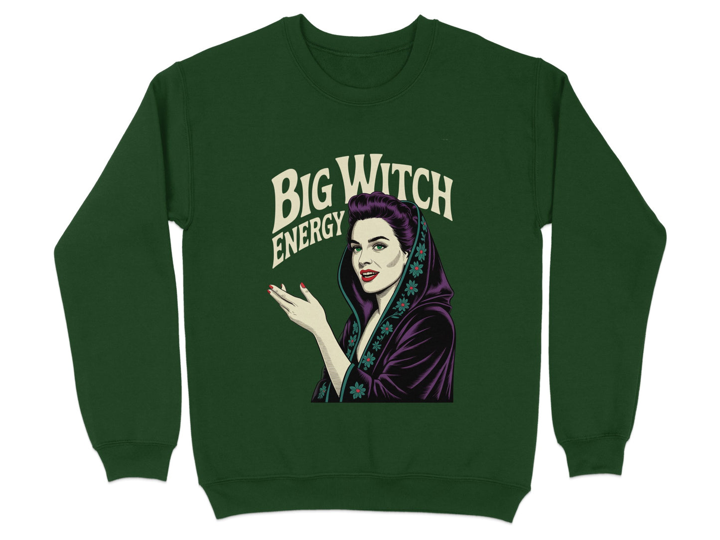 Big Witch Energy Graphic Sweatshirt Stylish product type