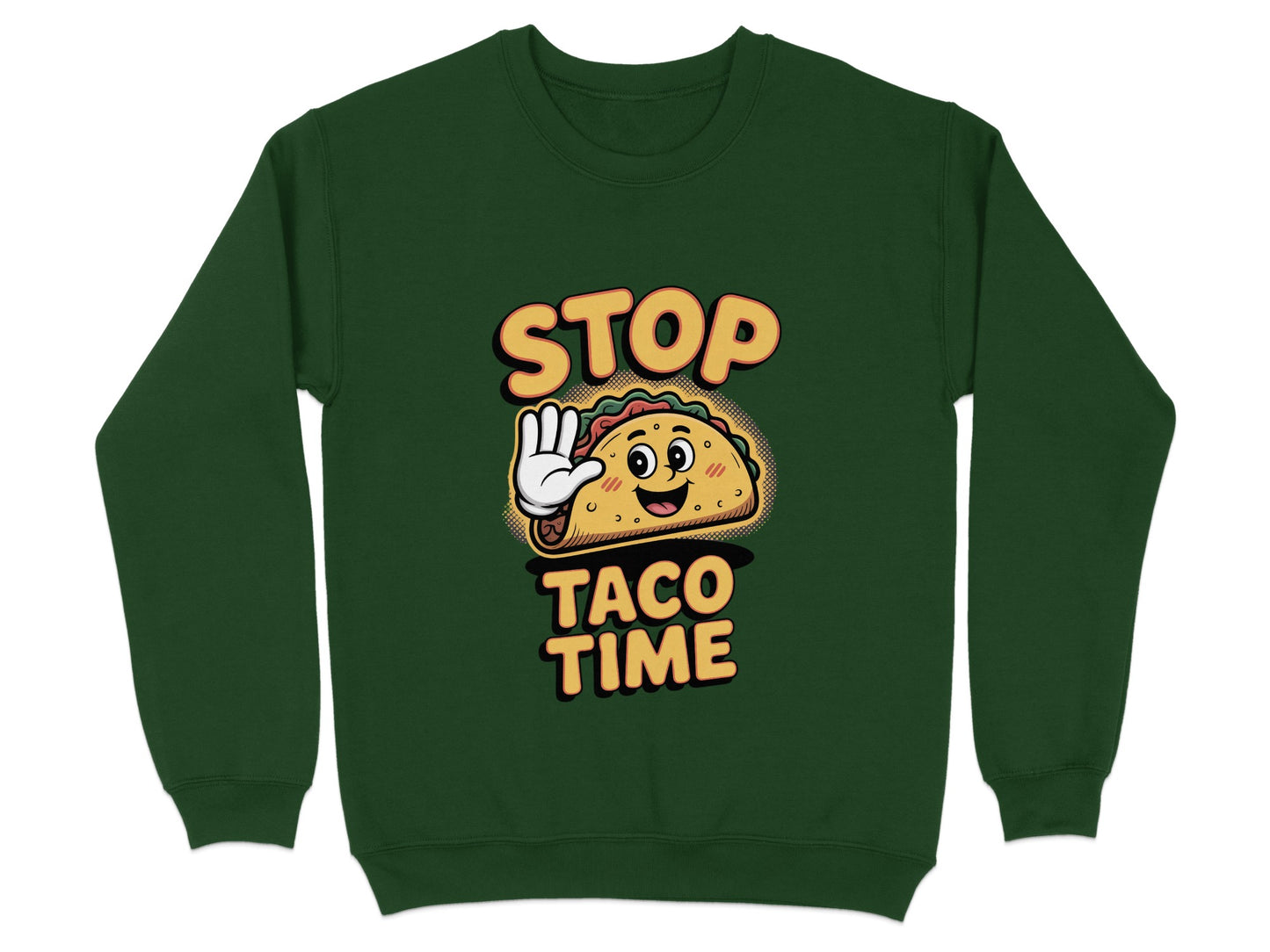 Stop Taco Time Graphic Sweatshirt product