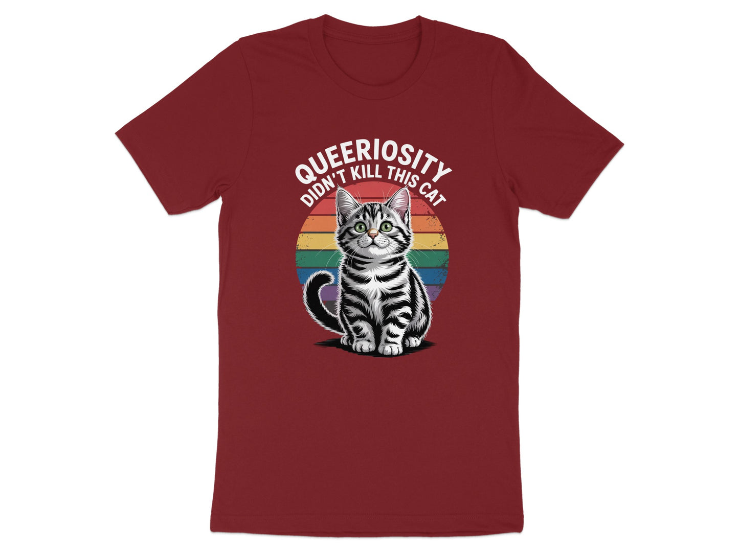 Queeriosity Didn't Kill This Cat Shirt product