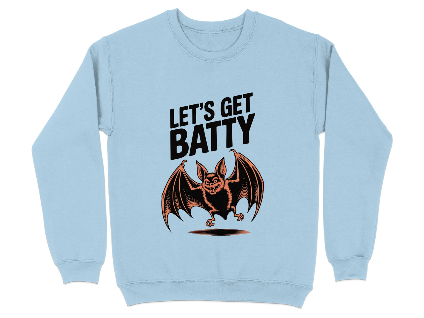 Let's Get Batty Sweatshirt Funny Halloween Themed product