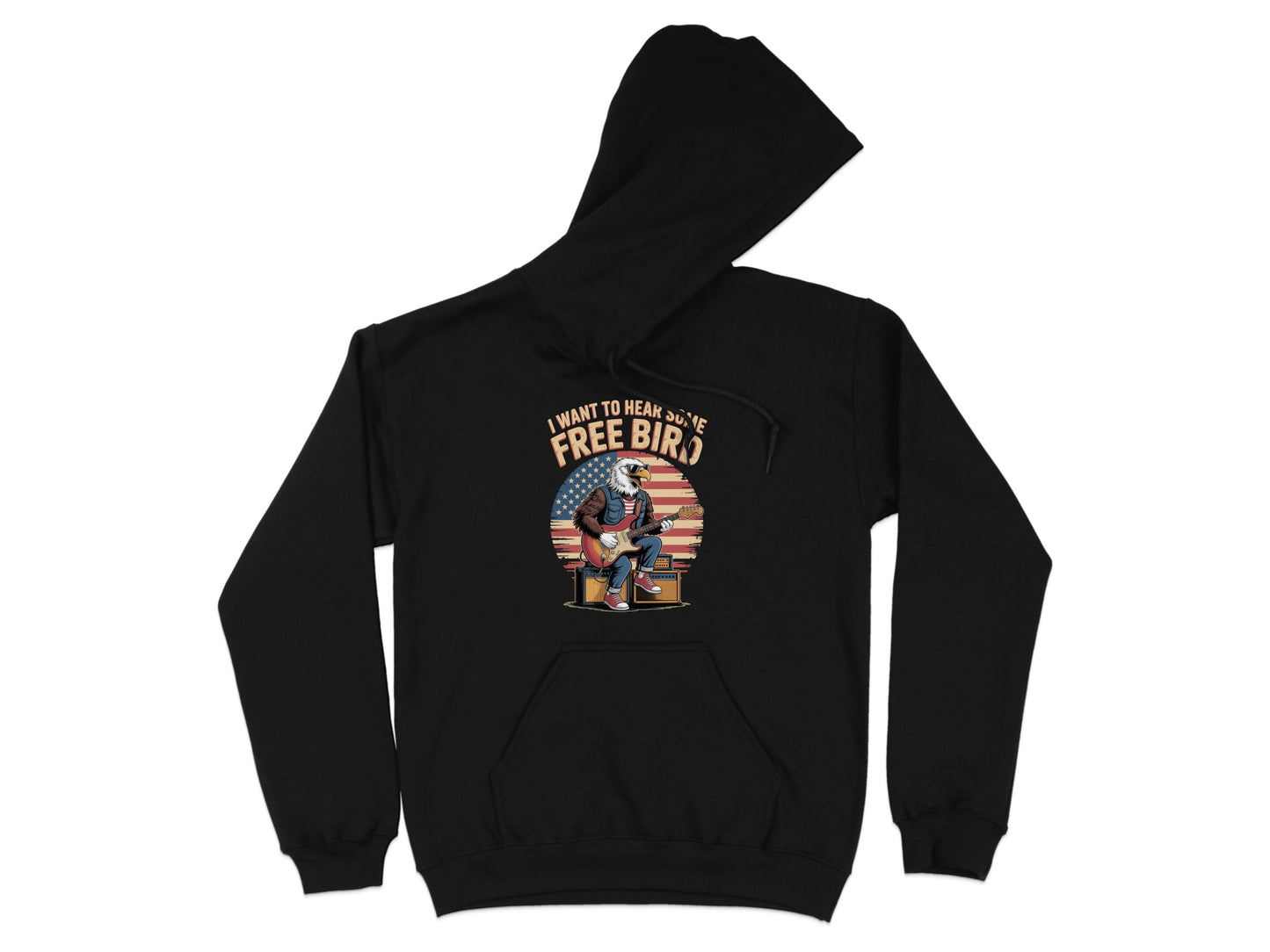 I Want to Hear Free Bird Black Hoodie Sweatshirt product