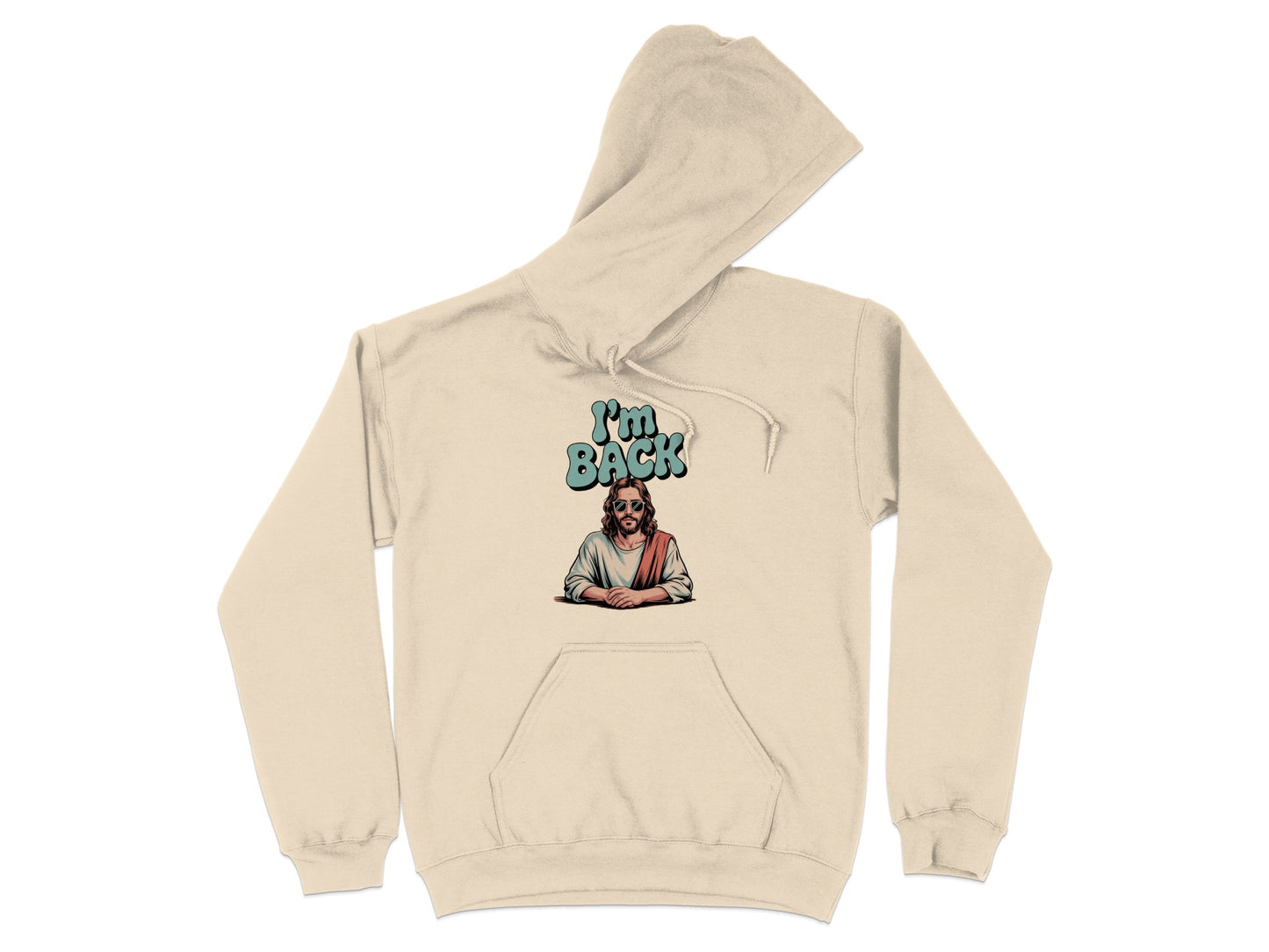 I'm Back Graphic Hoodie Stylish Sweatshirt Apparel product type