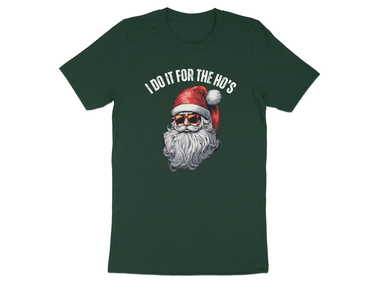 I Do It For The Ho's Funny Santa Face T-shirt product type
