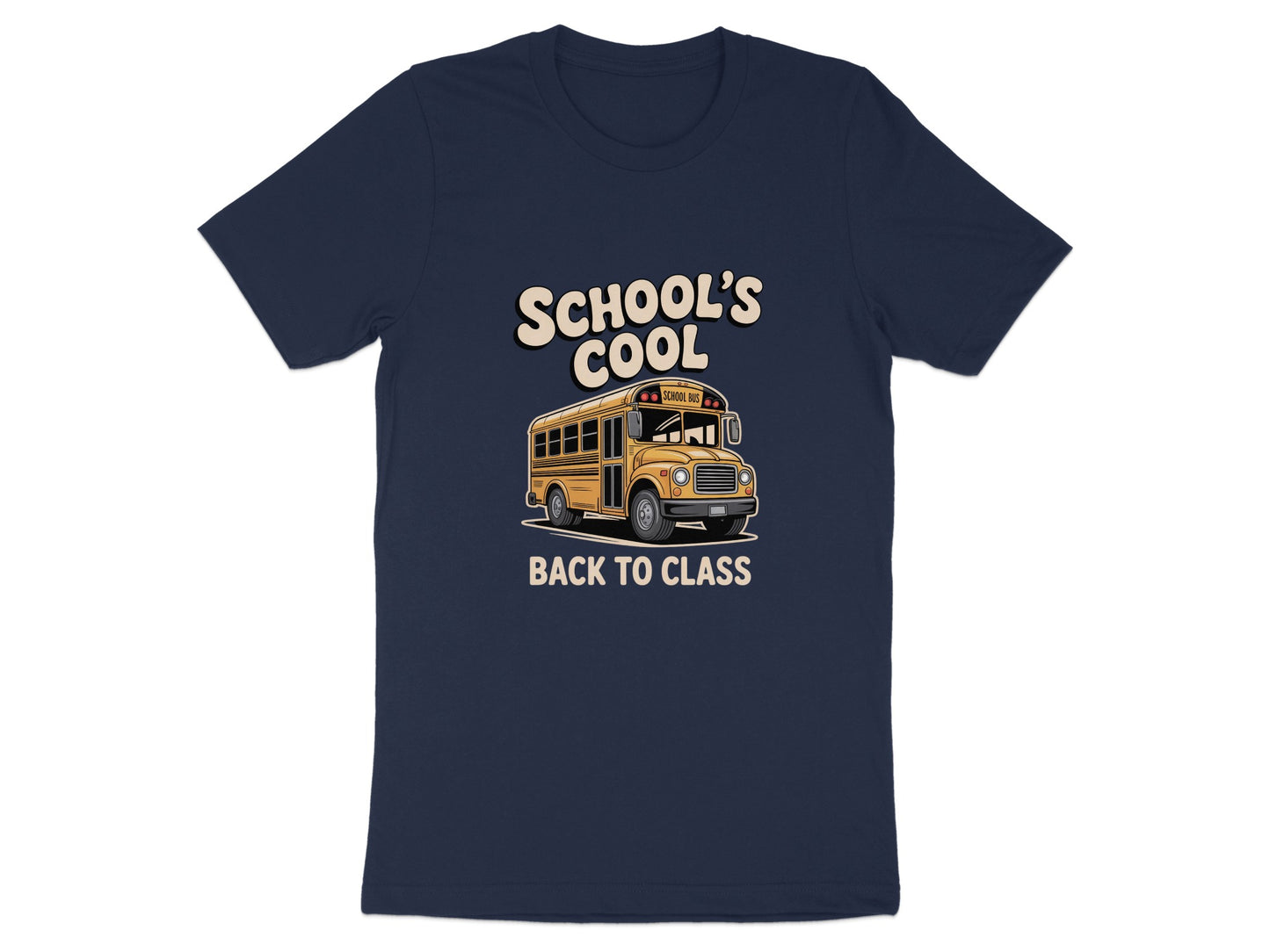 School's Cool Back to Class Bus T-Shirt product