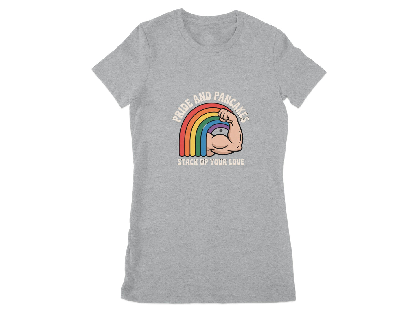 Pride And Pancakes Stack Up Your Love Graphic T-shirt product