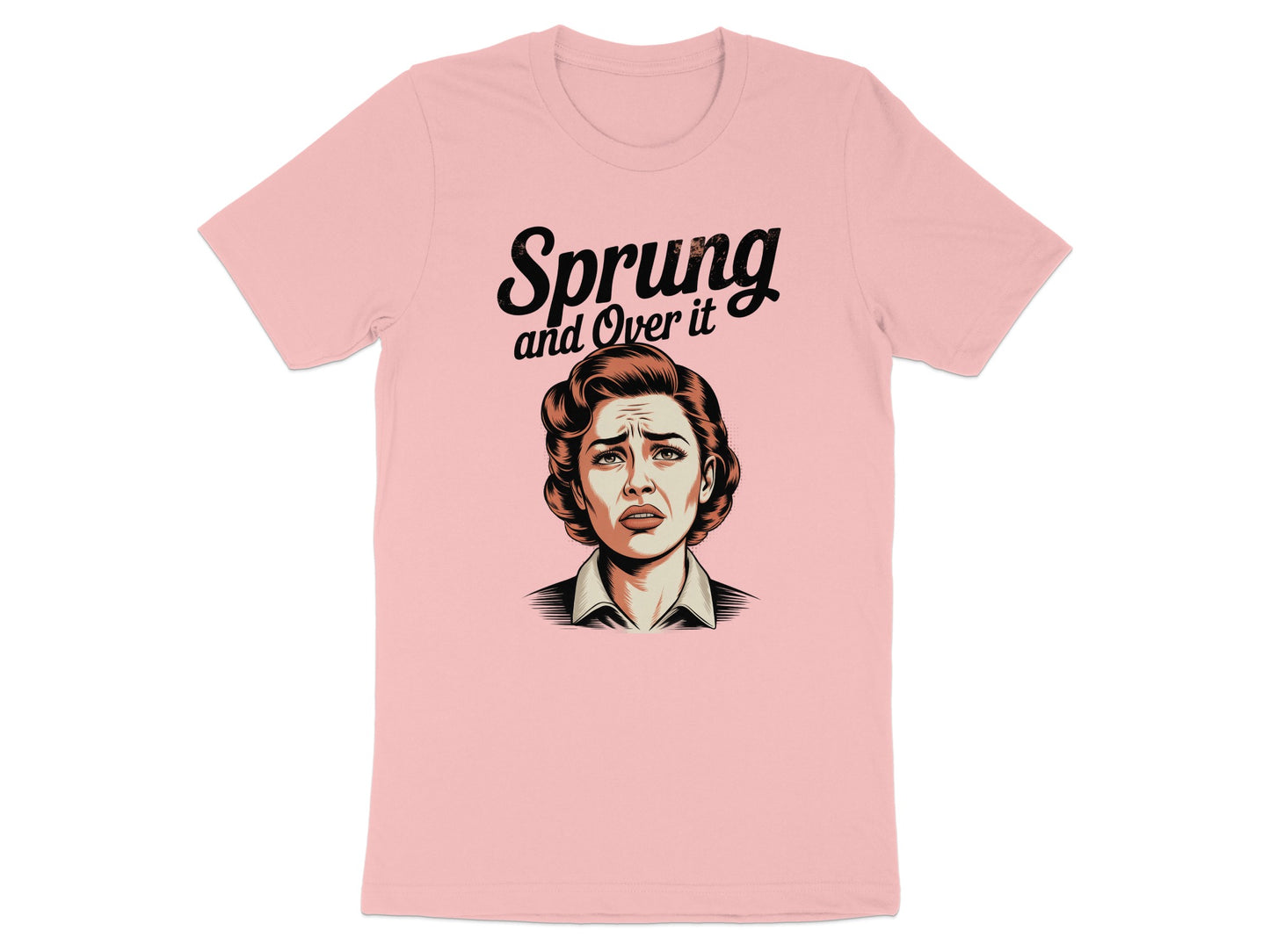 Sprung and Over It Graphic Vintage Look T-Shirt Product