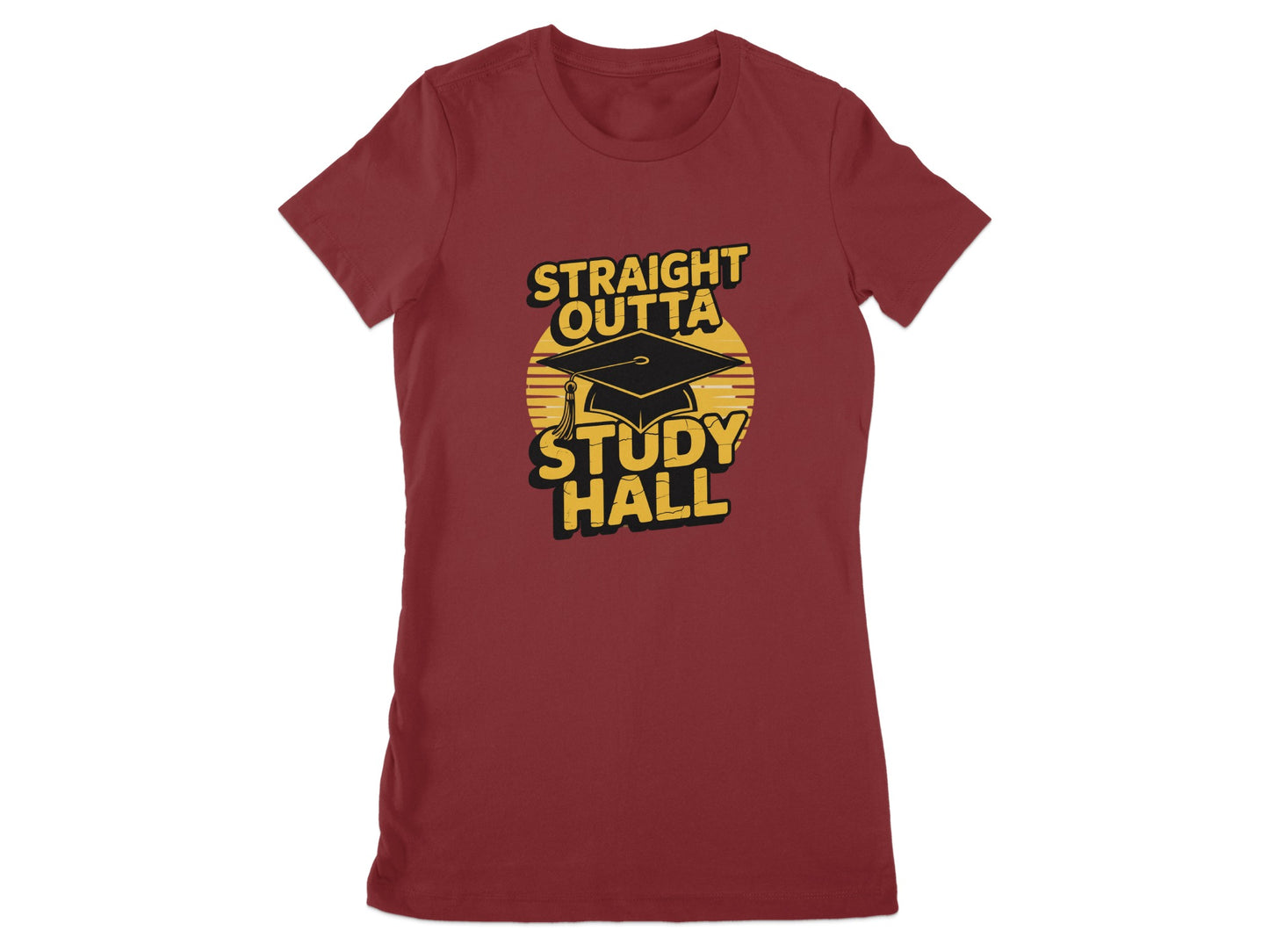 Straight Outta Study Hall Graphic T-Shirt product