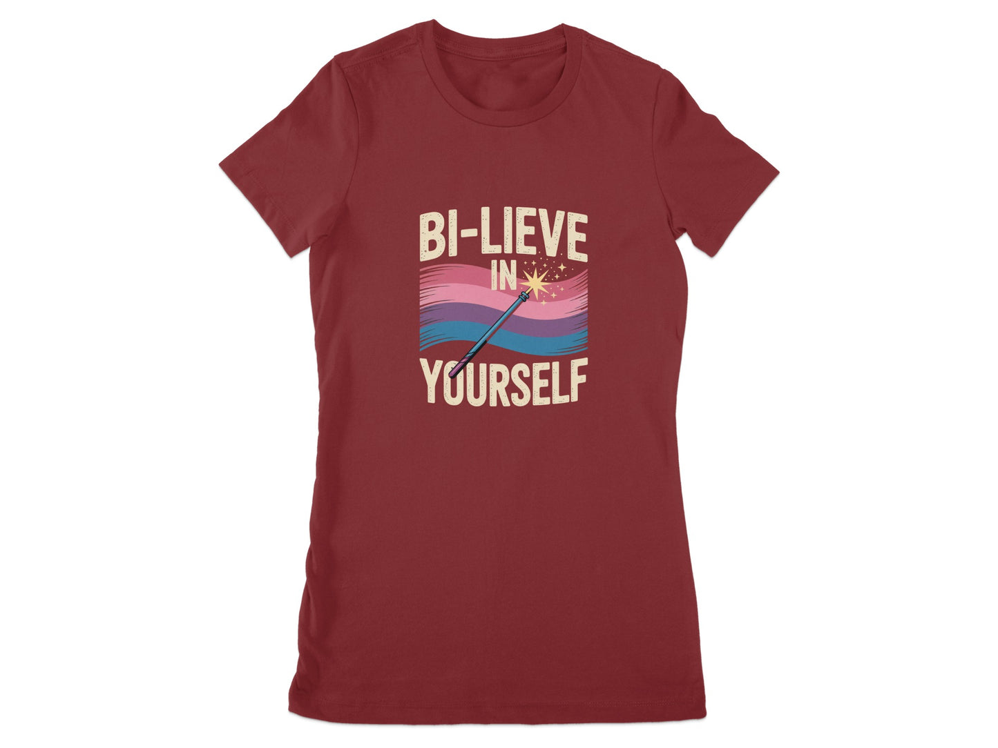 Bi-Lieve in Yourself Graphic Print Shirt product type