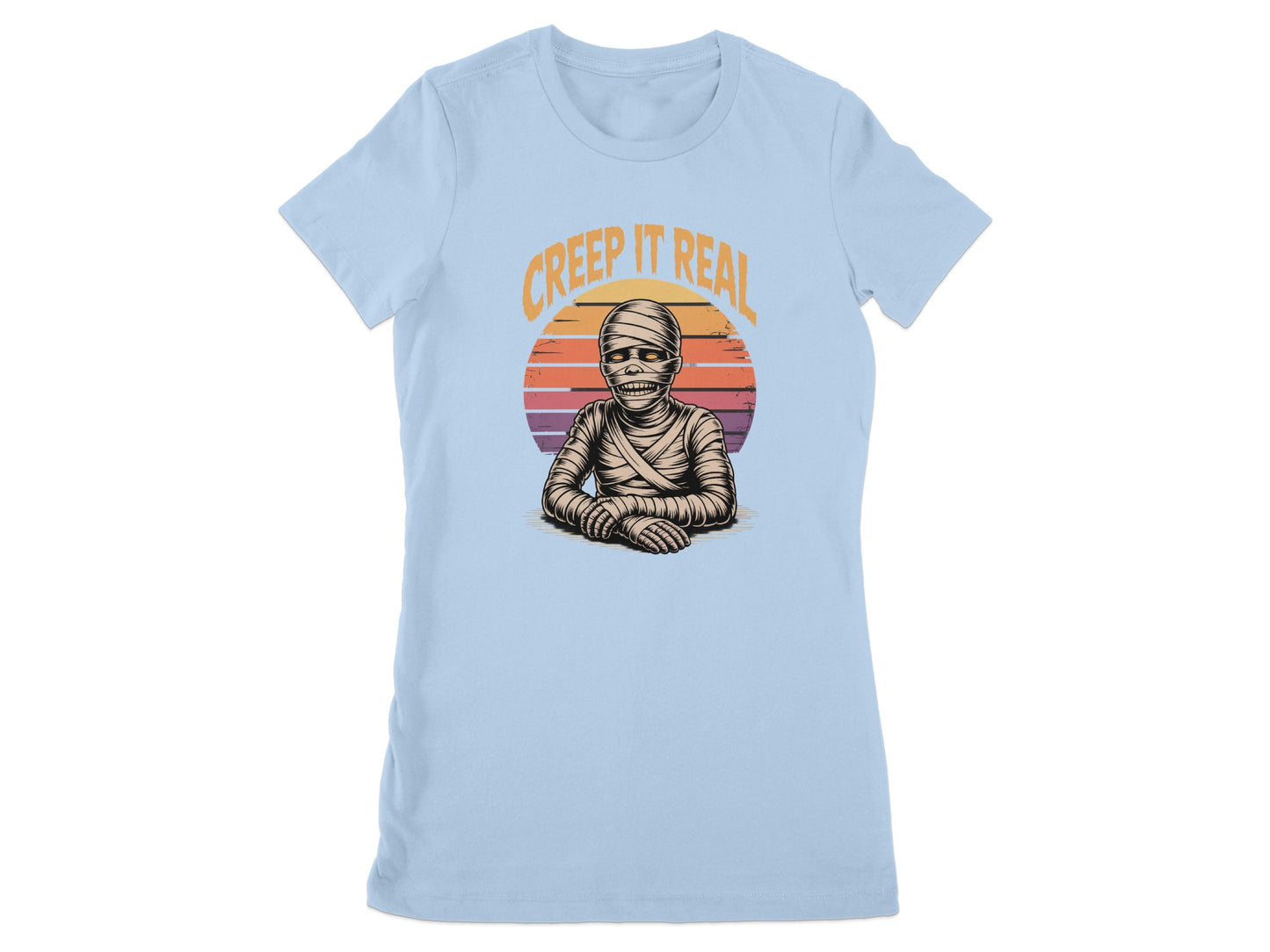 Creep It Real Mummy Vintage Style Graphic T-Shirt product type