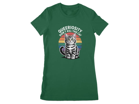 Queeriosity Didn't Kill This Cat Graphic Shirt product type