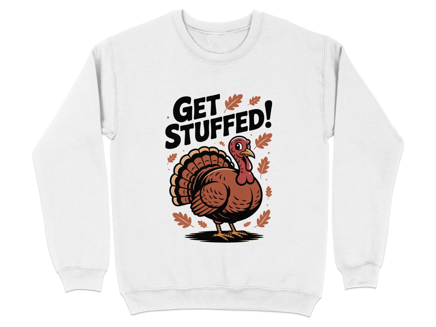 Get Stuffed Turkey Design Sweatshirt product type