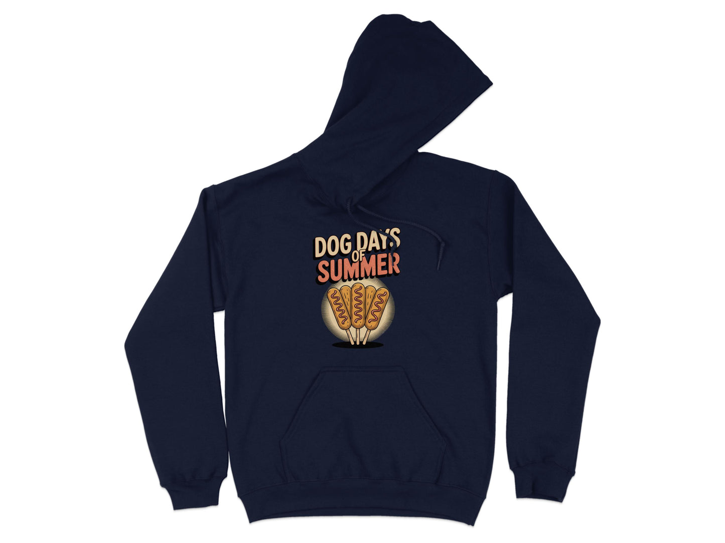 Dog Days of Summer Hot Dogs Graphic Hoodie product