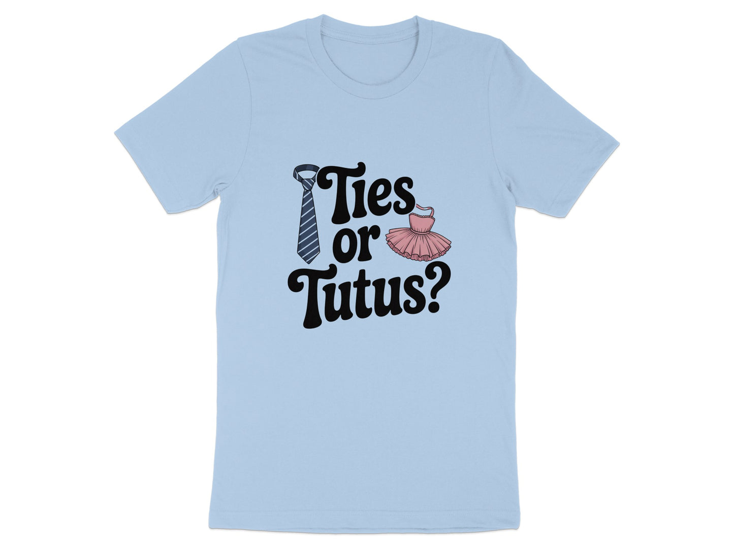 Ties or Tutus Gender Reveal Themed Shirt product type