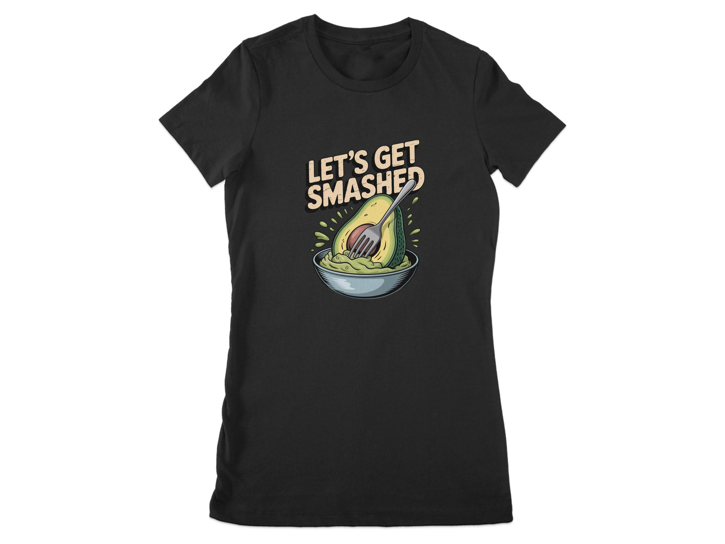 Let's Get Smashed Avocado Illustration T-shirt product type