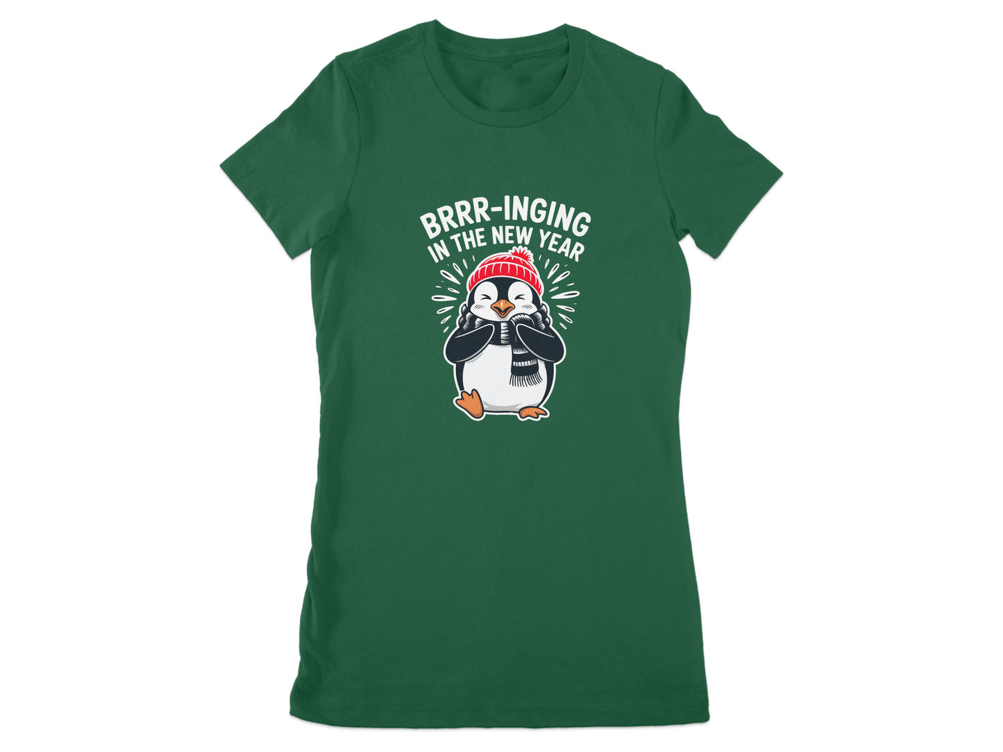 BRRR-INGING In The New Year Penguin Graphic T-shirt product