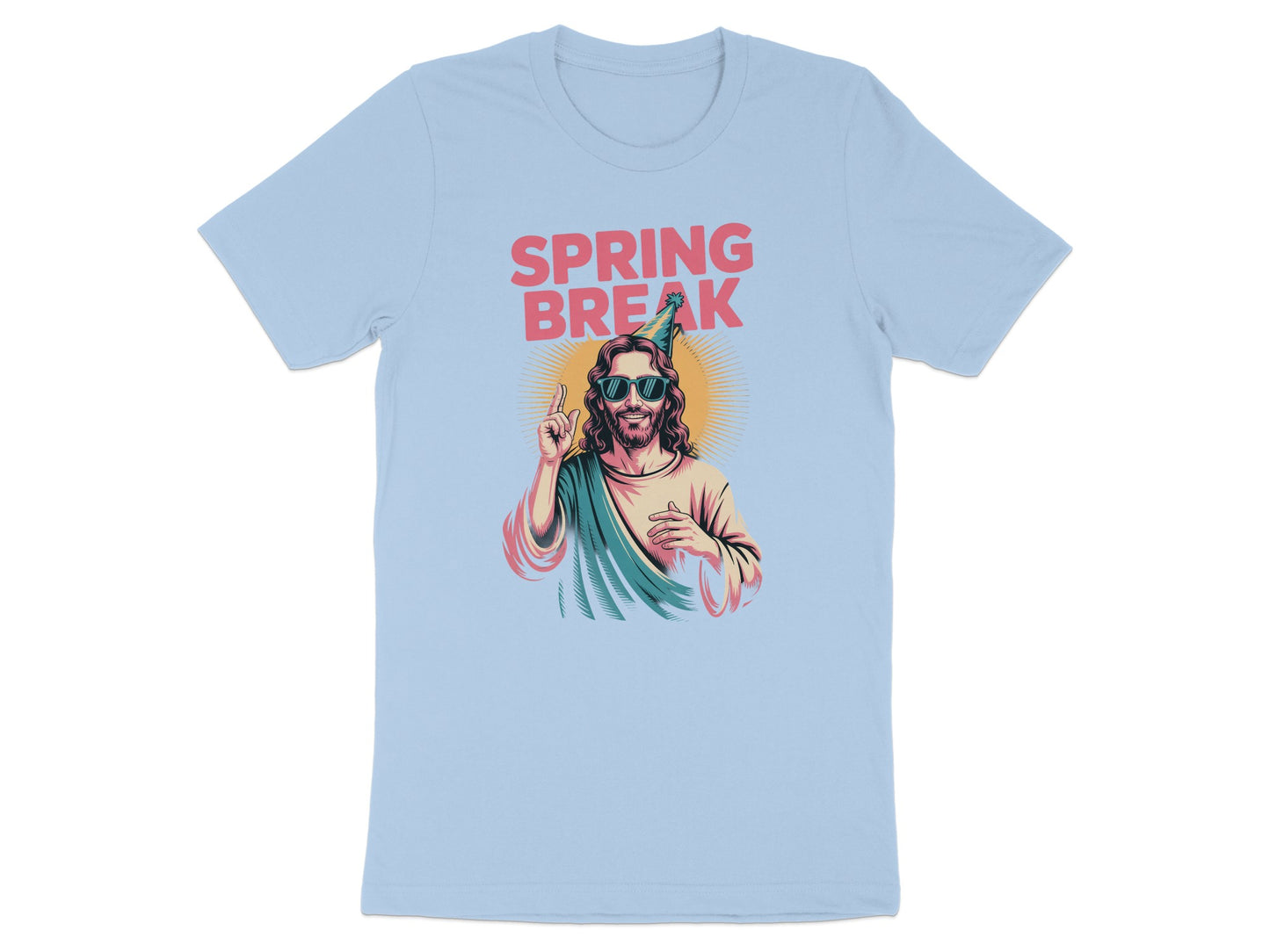 Spring Break Jesus Graphic Tee Shirt product type