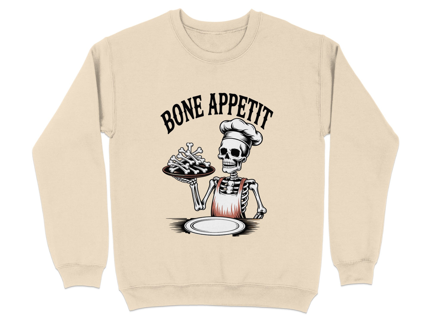 Bone Appetit Skeleton Chef Sweater for Halloween product
