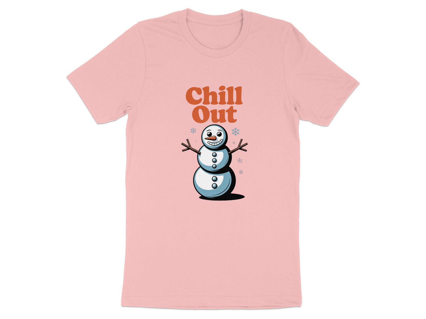 Chill Out Printed Snowman Graphic T-shirt product type