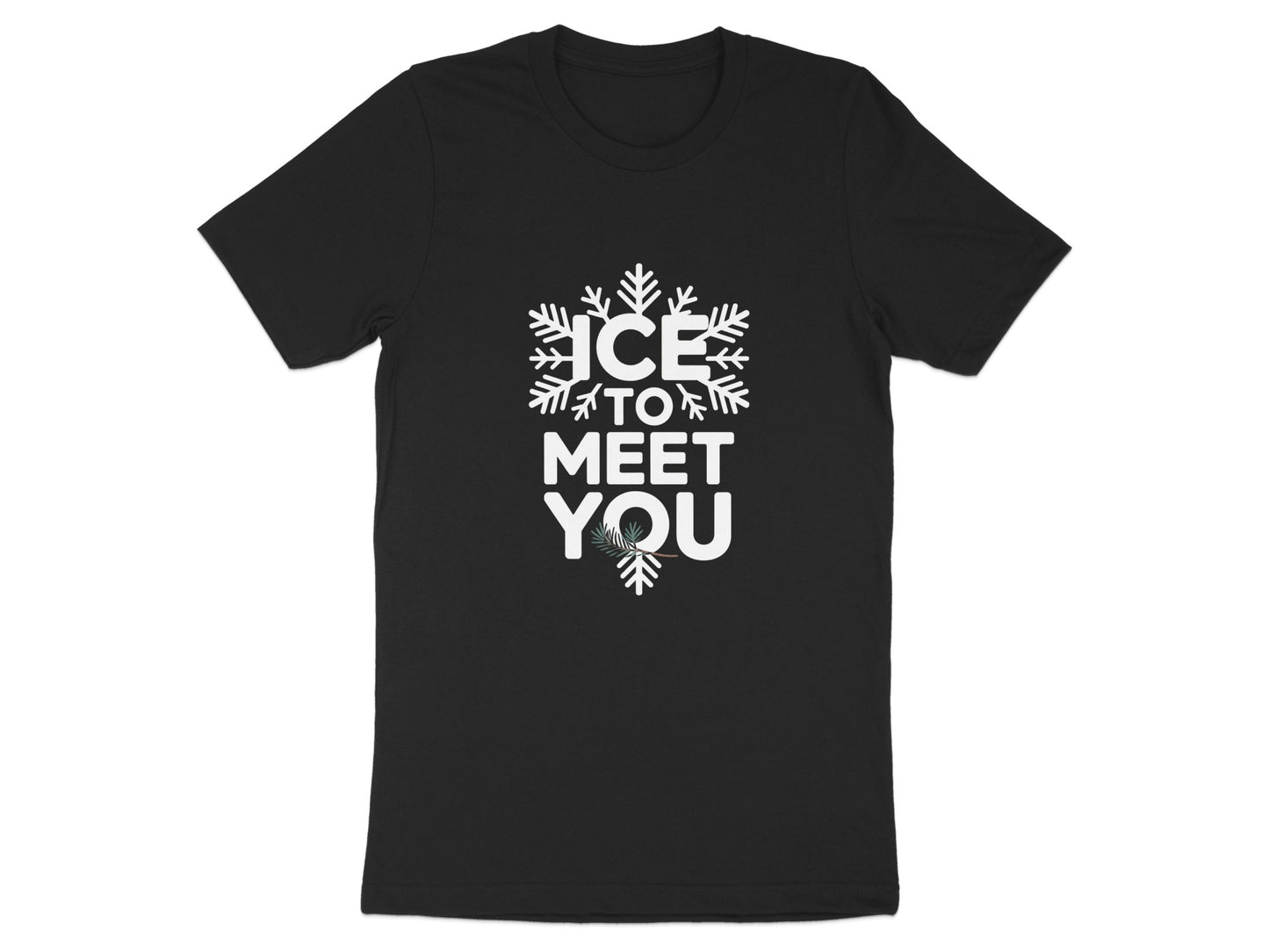 Ice to Meet You Snowflake Graphic T-shirt product type