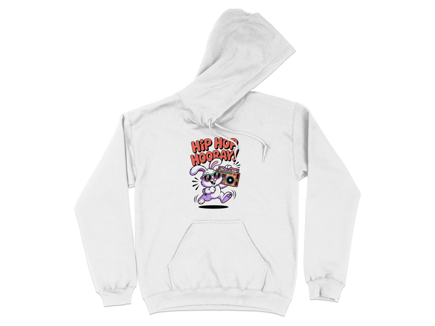 Hip Hop Hooray Bunny Graphic Hooded Sweatshirt product type