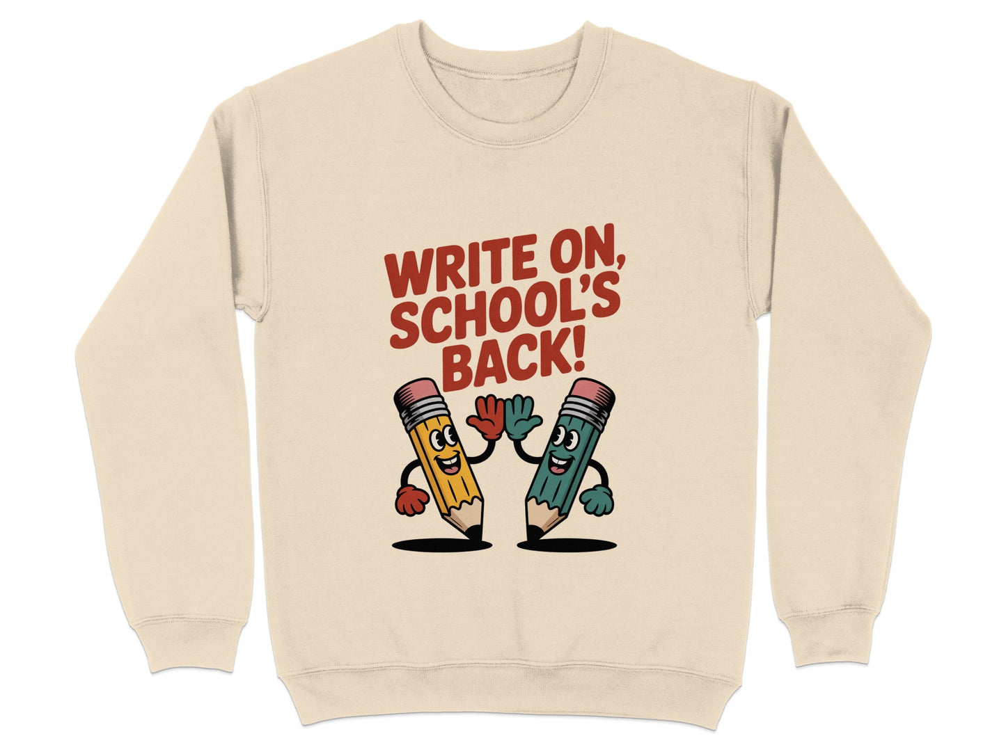 Write On School's Back Pencil Design Clothing product type