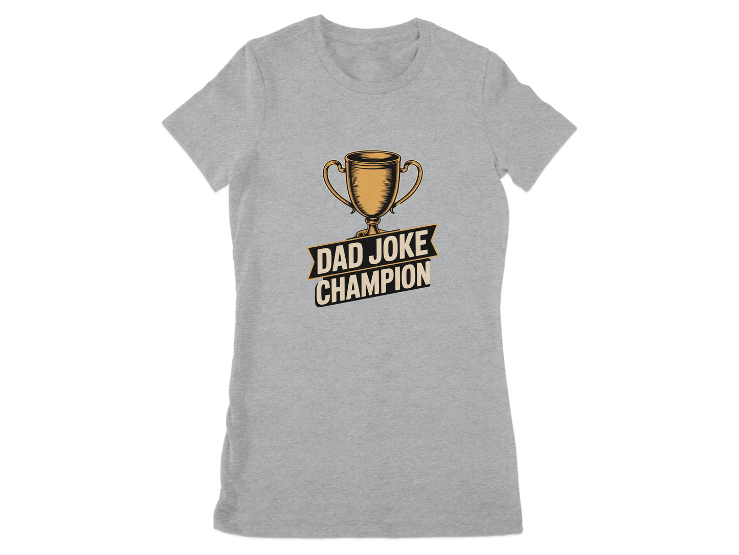 Dad Joke Champion Trophy Graphic T-Shirt product type