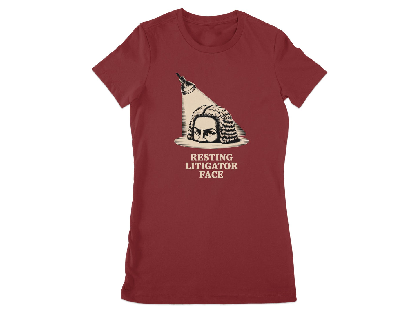 Resting Litigator Face Graphic T-shirt product