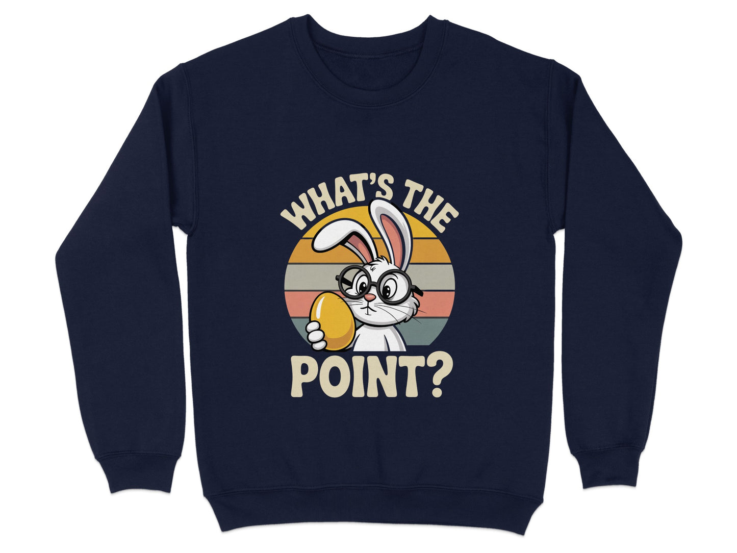What's The Point Cute Bunny Graphic Sweatshirt product type