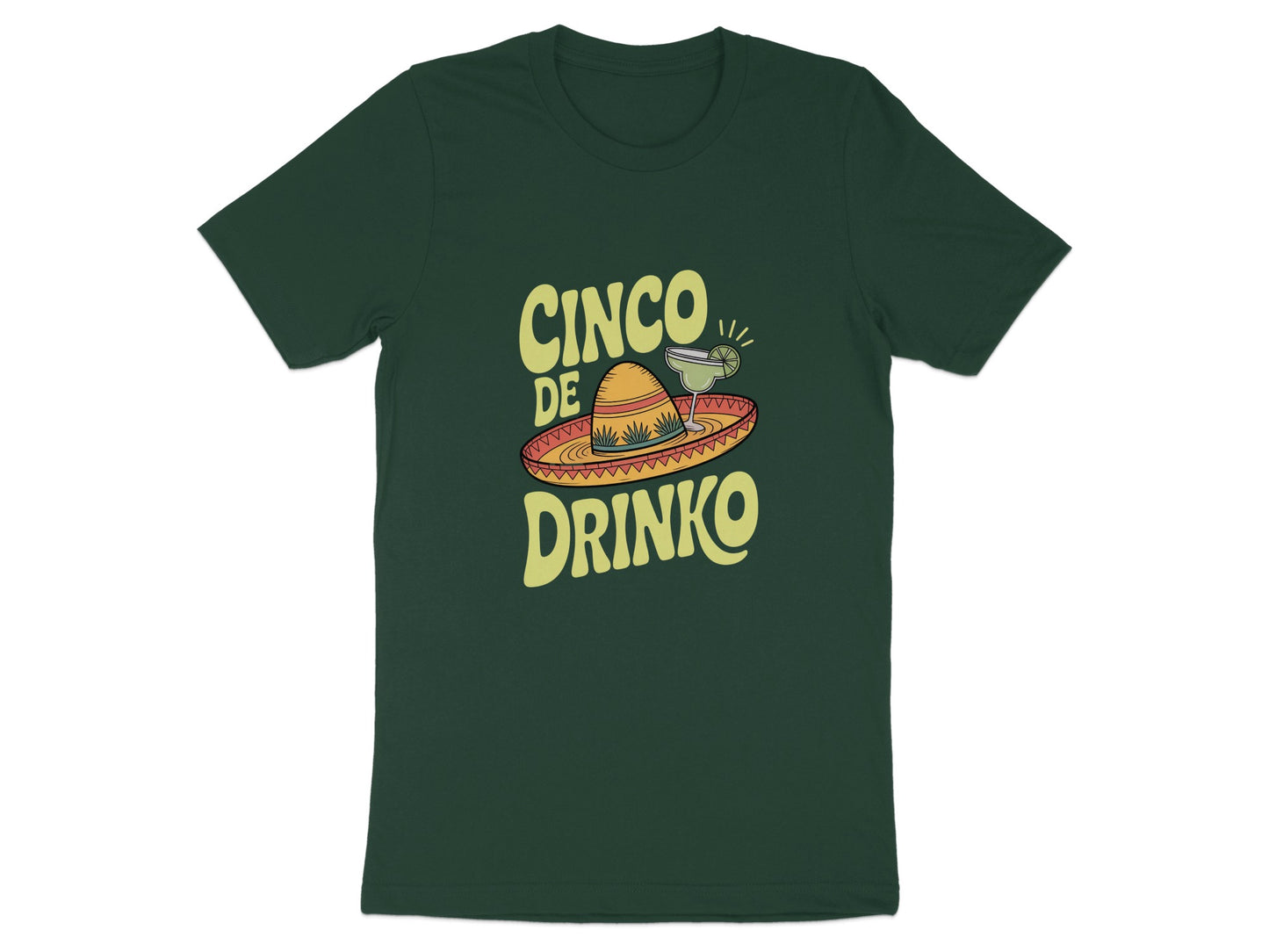 Cinco de Drinko Funny Graphic T-Shirt product type