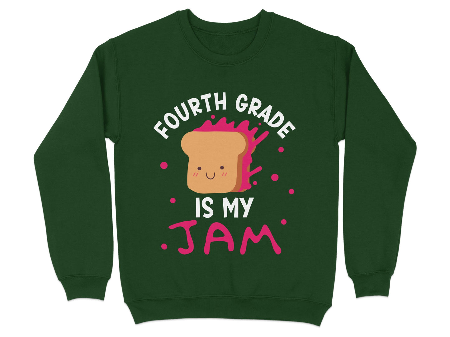 Fourth Grade Is My Jam Toast Design Sweatshirt Product