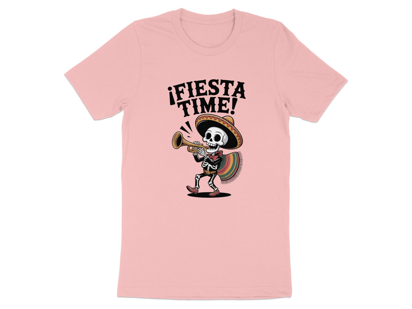 Fiesta Time Skeleton Playing Trumpet Apparel product