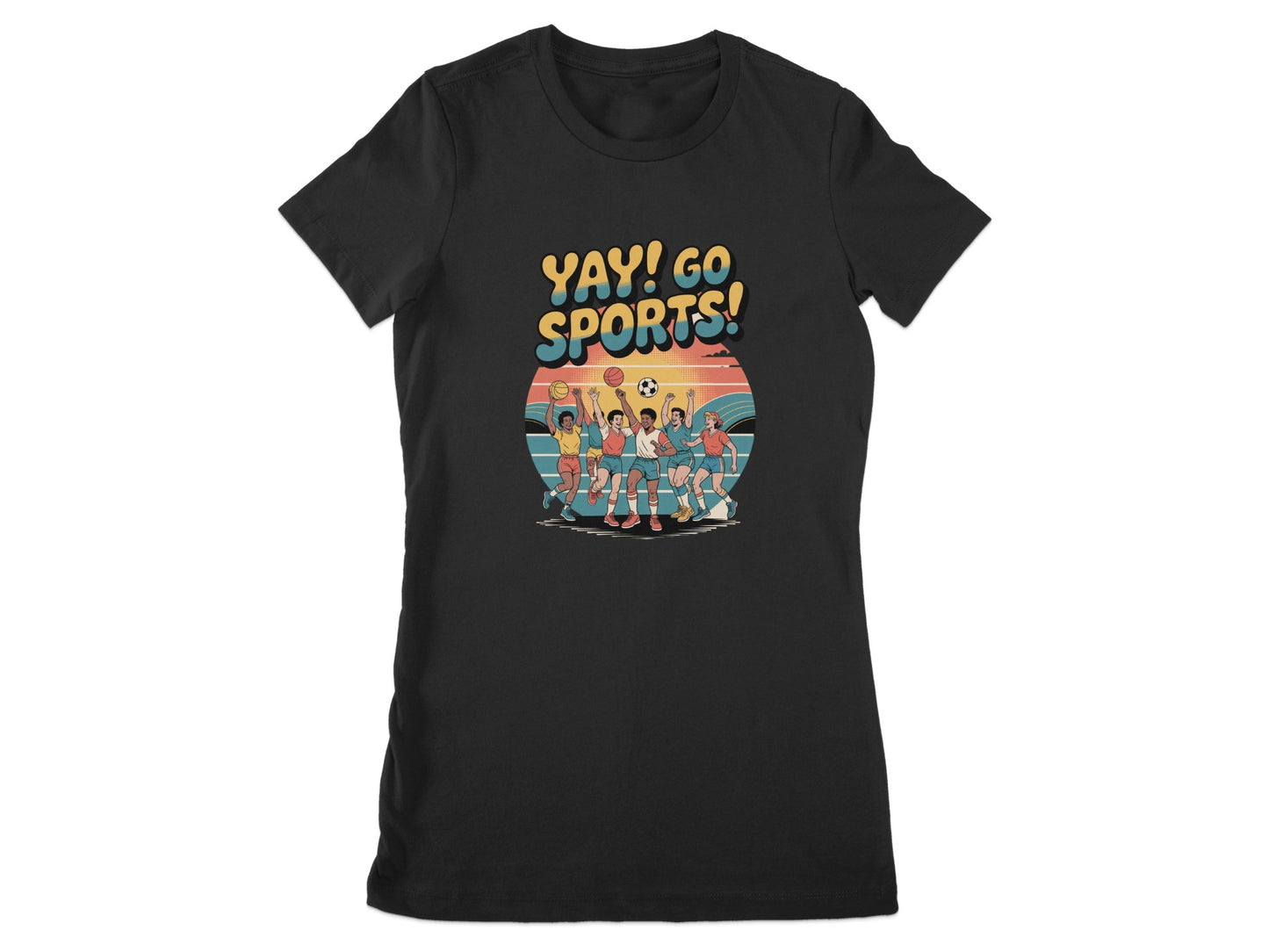 Yay! Go Sports T-Shirt fun sports-themed product type