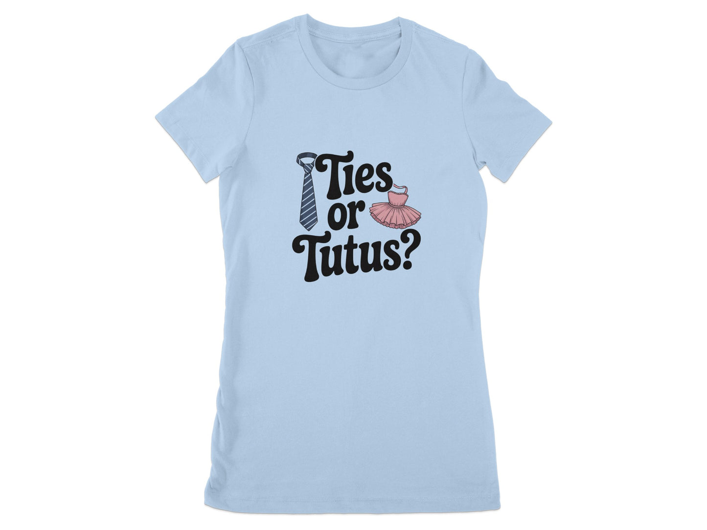 Ties or Tutus Gender Reveal Party Shirt product type