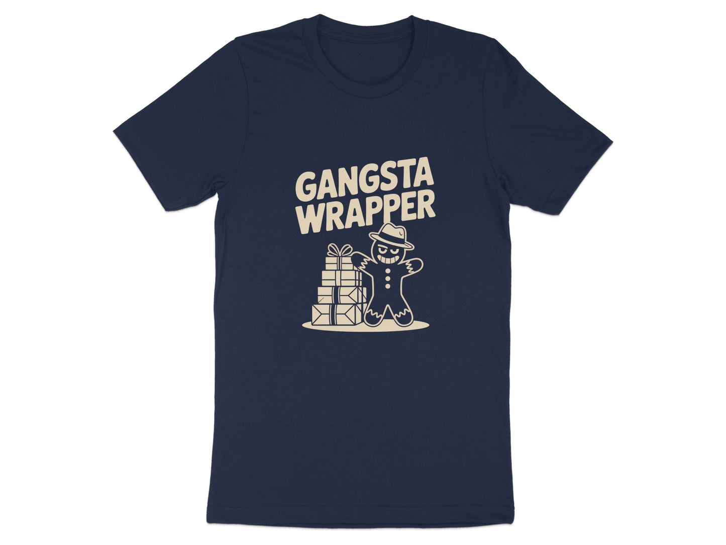 Gangsta Wrapper Holiday Novelty Graphic T-Shirt product