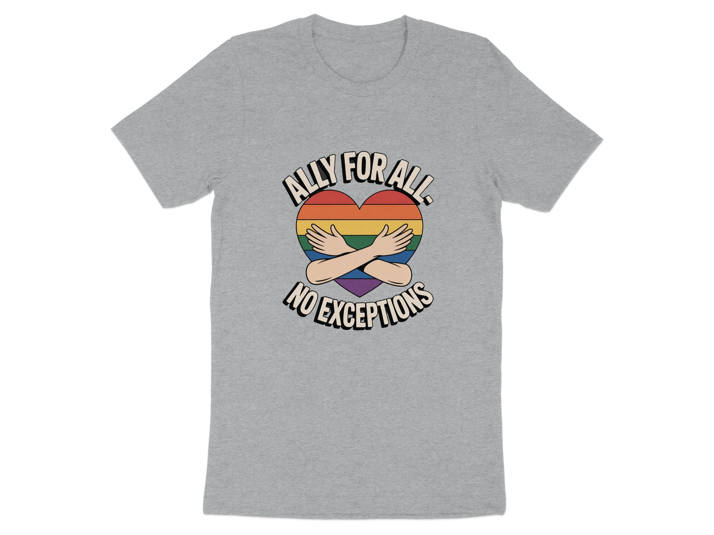 Ally For All No Exceptions Graphic T-Shirt product type