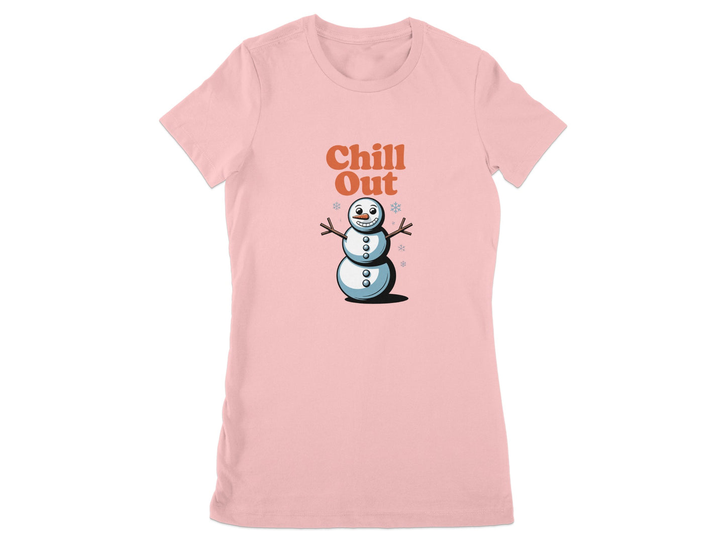 Chill Out Snowman Graphic Women's T-Shirt product type