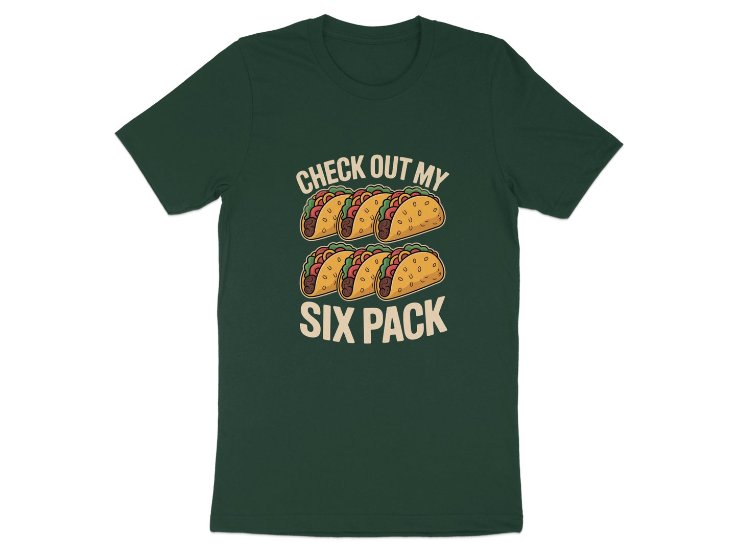 Check Out My Six Pack Tacos Funny T-shirt product