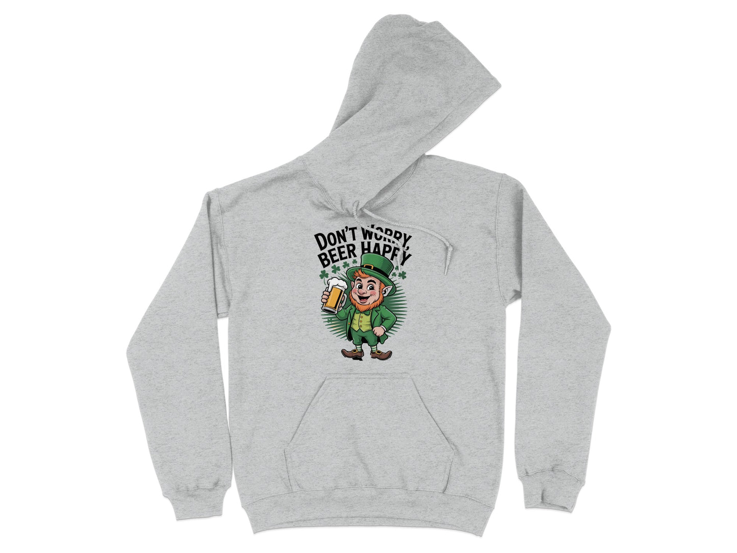 Don't Worry Beer Happy Graphic Hoodie product type