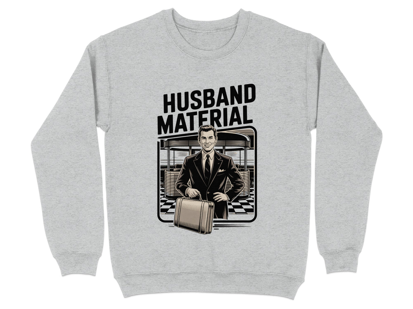 Husband Material Graphic Sweatshirt product type