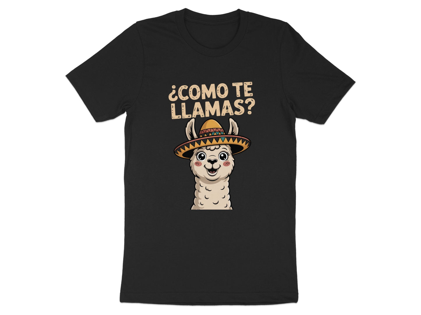 ¿Cómo Te Llamas Llama with Sombrero Shirt product type