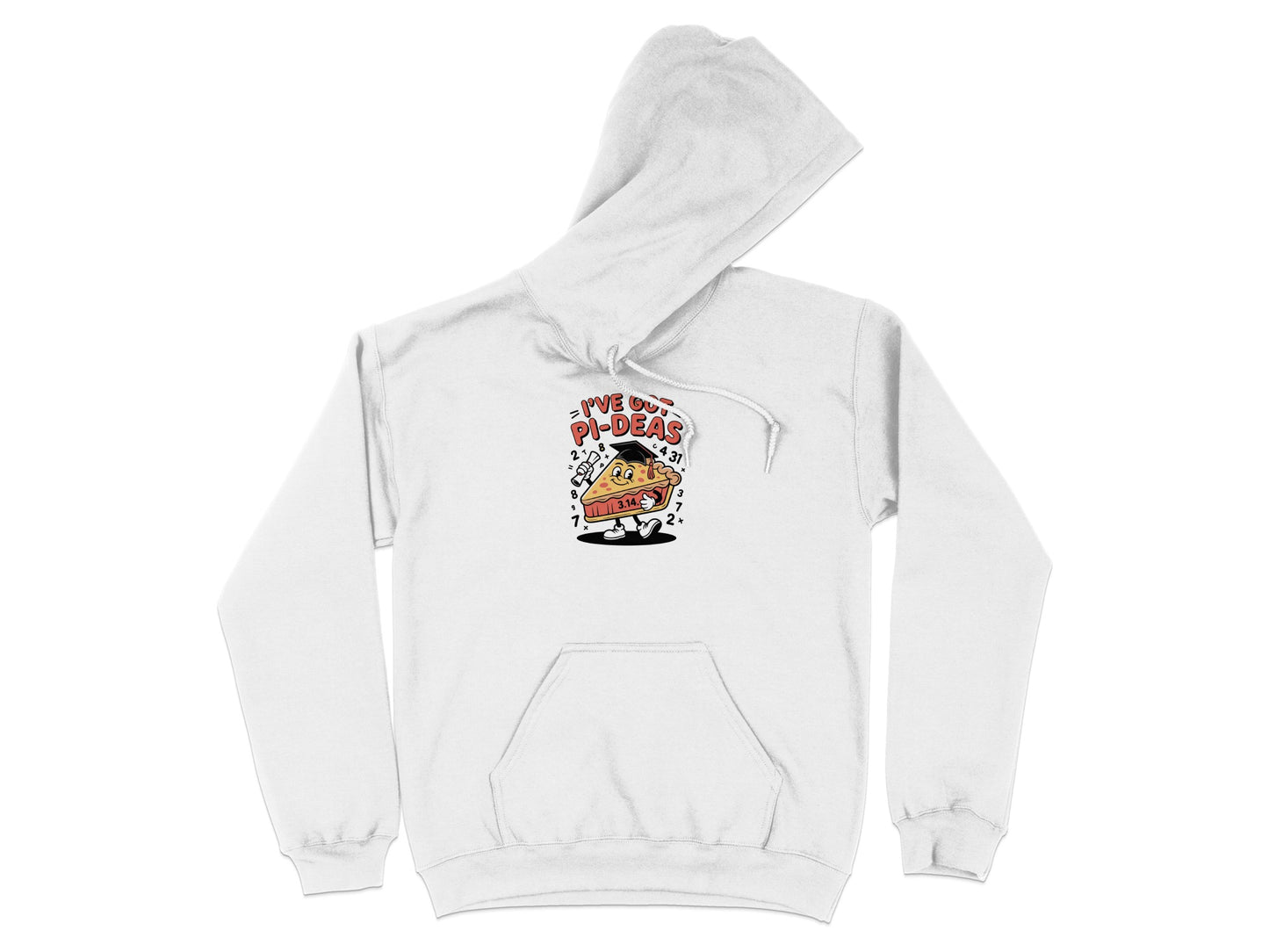 I've Got Pi-Deas Hoodie with Fun Pizza Design product