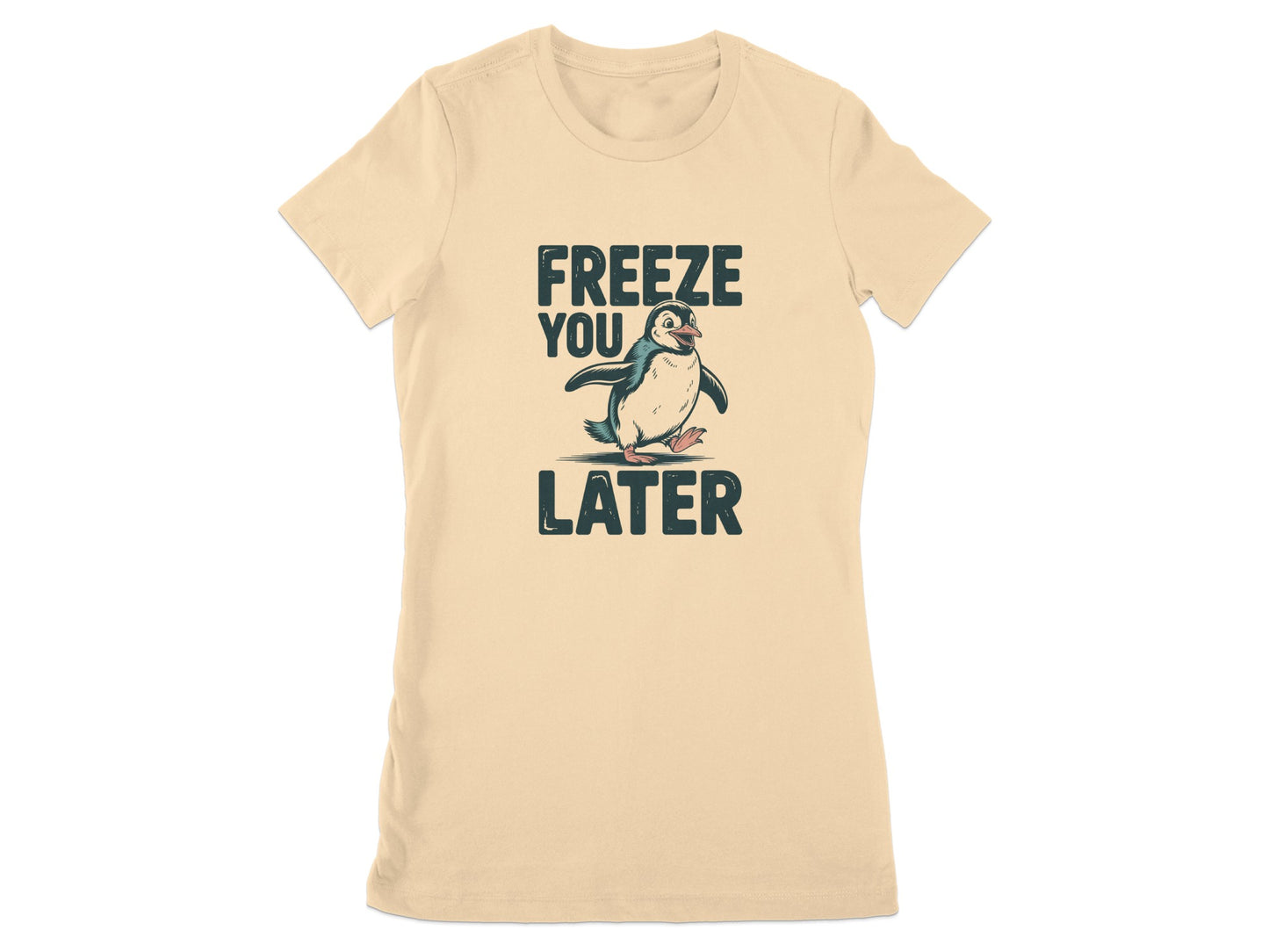 Freeze You Later Penguin Print Graphic T-Shirt product type