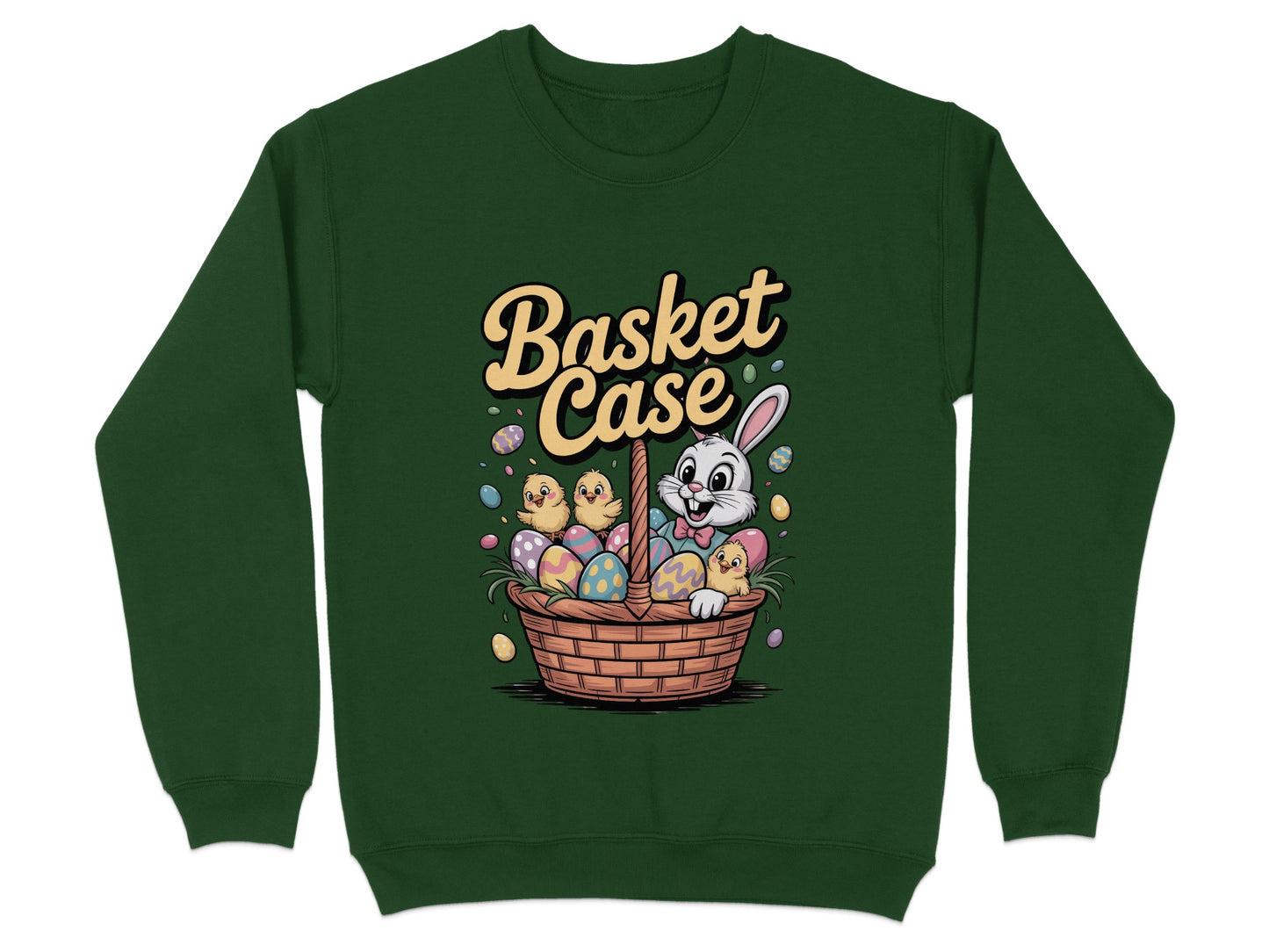 Basket Case with Bunny and Eggs Design product