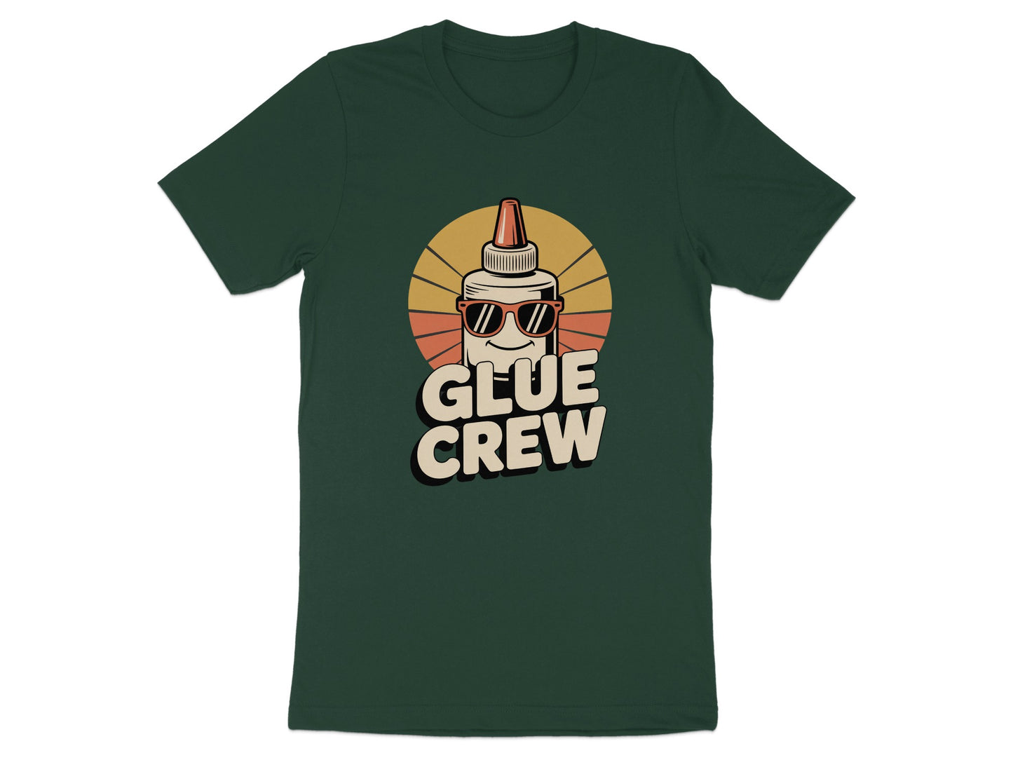 Glue Crew Graphic Tee T-shirt with Fun Design product type
