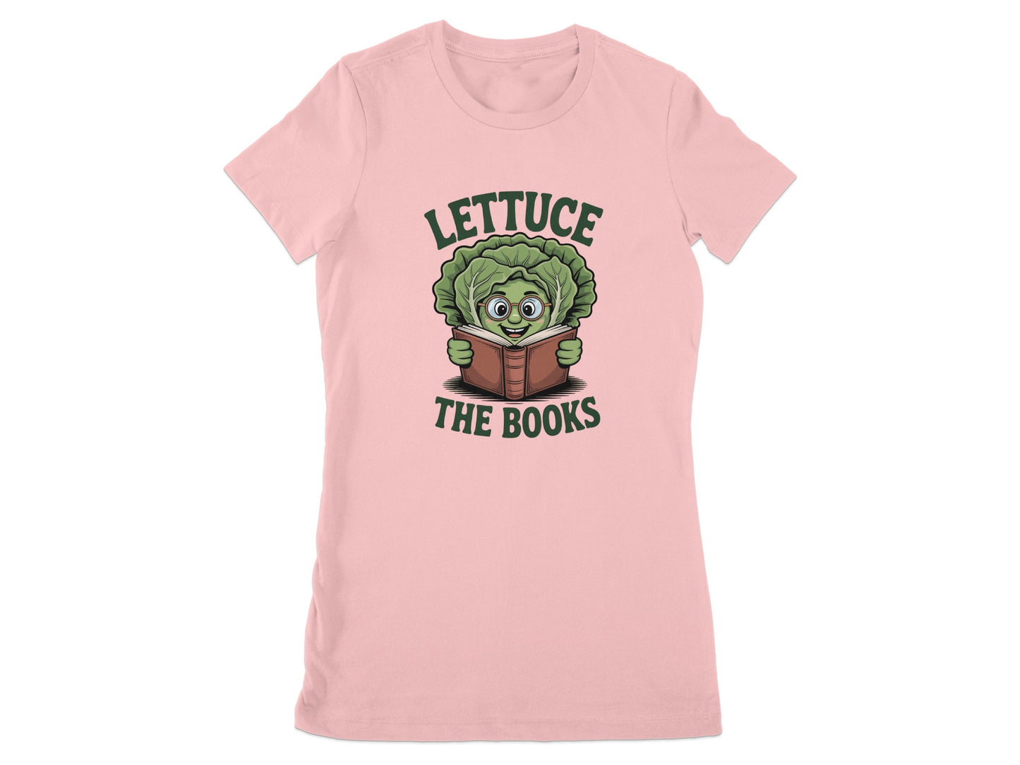 Funny Lettuce The Books Design Women's T-shirt product type