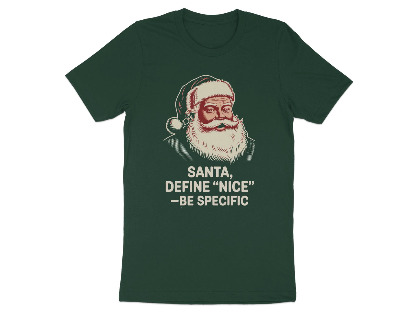 Santa Define Nice Be Specific T-shirt product